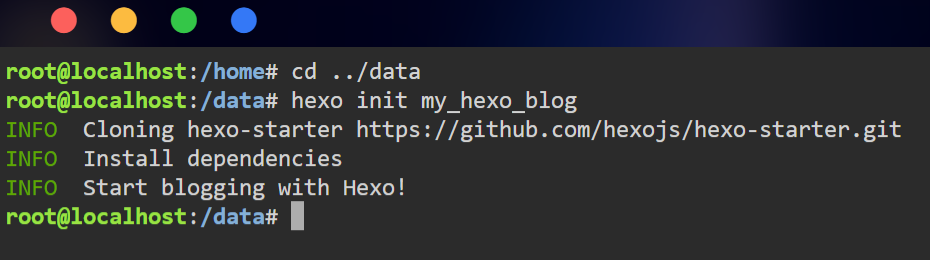 创建博客项目文件